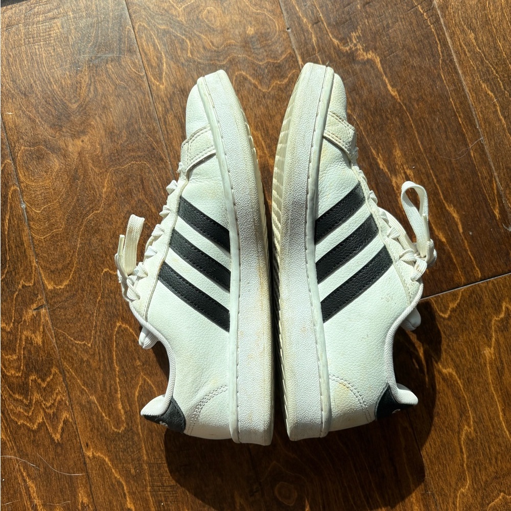 Adidas White and Black Sneakers